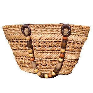 Cappelli Multi-Weave Tote Bead Handles